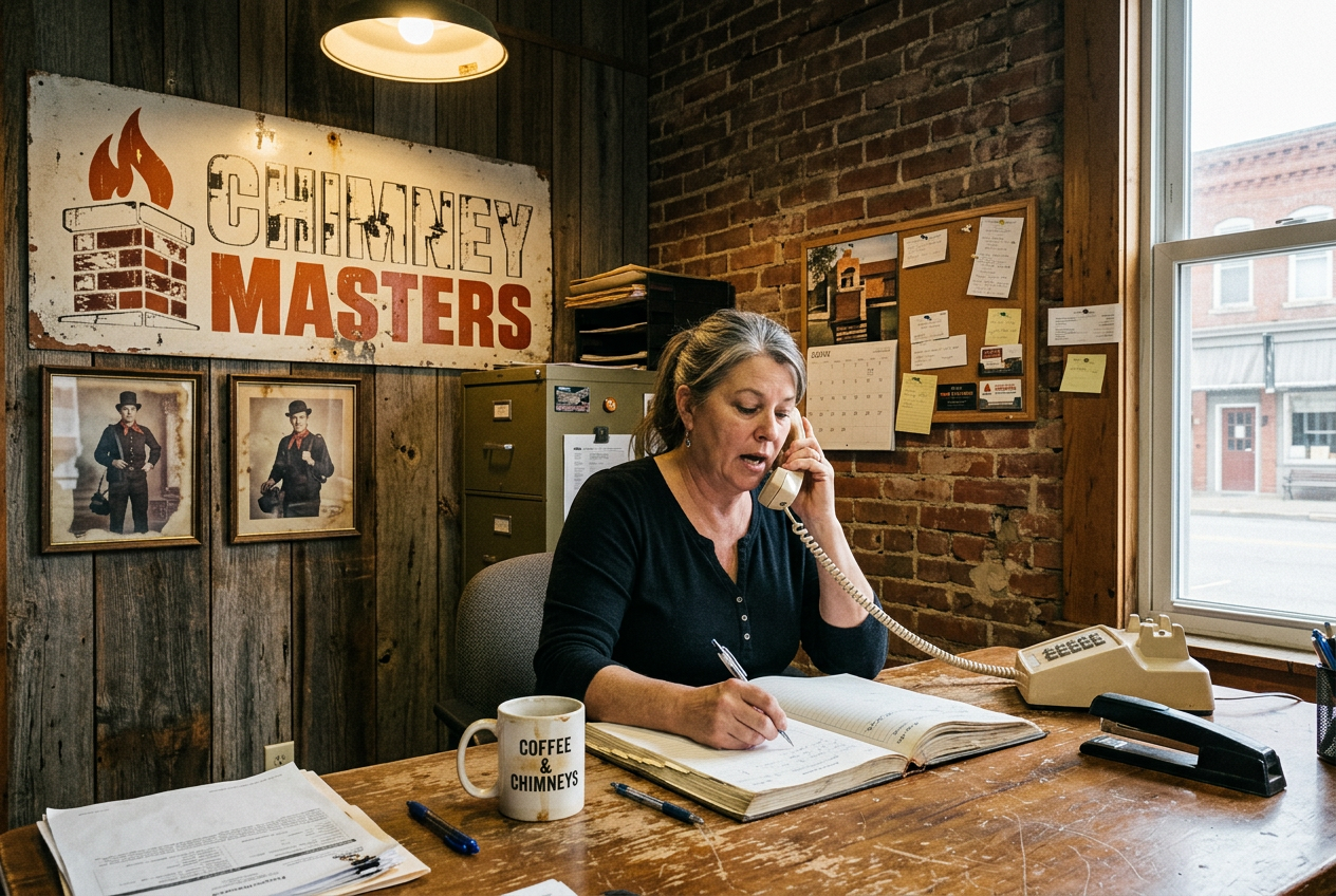 Chimney Masters front office reception